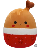 Squishmallow Turktina J. the Turkey Leg 2025 Christmas Squad #2917 Plush... - $532.90 MXN
