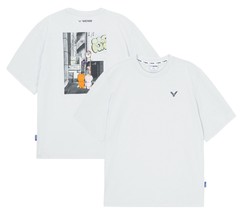 Victor 25F/W Unisex Badminton T-Shirts Sports Overfit Tee AsiaFit VT25CT... - $63.67