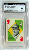 1951 Topps Red Backs - Gene Hermanski #11 - CGC #2 - Good - £15.06 GBP