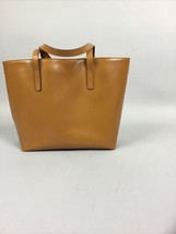 Orange/Camel Brown Gruppo Italiano Hand Purse - £11.22 GBP