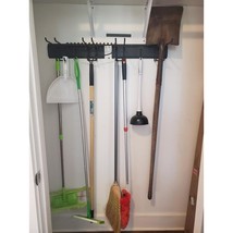 Garage Tool Organizer Storage Rack Wall Mounted Storage System With 6 Hook Super - £36.37 GBP