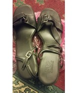 A2 by aerosoles black sandals w/straps- 8.5 size;minor defects due to st... - $27.41 CAD