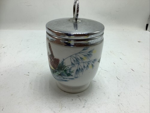 Vintage Royal Worcester Egg Coddler - Birds Item image 5