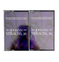 Johann Strauss JR Classical 1993 Vol 1 &amp; 2 Cassette Tapes Lot Of 2 Vintage CBX6 - £15.79 GBP