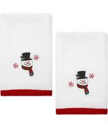 - Fingertip Towels, Soft &amp; Absorbent, Christmas Decorations, Set of 2 (W... - $290.43 MXN