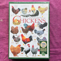 Cobble Hill Jigsaw Puzzle Nobody Here But Us Chickens 1000 Piece Ashley Davis - £15.49 GBP