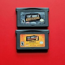 Tony Hawk&#39;s Underground 1 2 Nintendo Game Boy Advance Lot 2 Authentic Games - £18.36 GBP