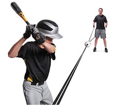 Drawstring baseball hit training device (Black) - $32.00