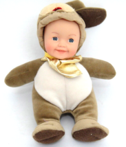 Plush Baby in Animal Dog Costume Cute - £9.76 GBP