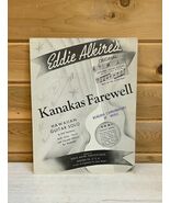 Antique Sheet Music Kanakas Farewell Alkire&#39;s Hawaiian Guitar Solo 1938 - $17.27 CAD