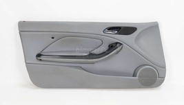 BMW E46 2dr Left Front Drivers Door Panel Gray Leather 330ci 2000-2006 OEM - £117.33 GBP