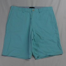 Banana Republic 35 x 11&quot; Splash Blue Twill New Basic Flat Front Chino Sh... - $21.99