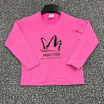Mariposa Shirt Kids Small 6-6X Pink Fruit of the Loom Long Sleeve Round ... - $21.74