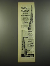 1950 Mossberg Model 151M and 152 Rifles Advertisement - £14.38 GBP