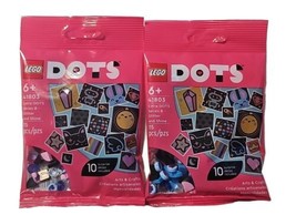 Lot of 2 LEGO Dots Extra Dots Series 8 Glitter and Shine 115 Pieces Each... - $12.86