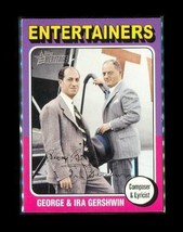 2009 Topps Heritage History Entertainers Card #83 George &amp; Ira Gershwin Composer - £3.89 GBP