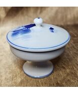 Antique Nippon Ware NPMC Lidded Condiment Container Windmill Sailboat Scene - $83.76 CAD