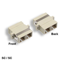 Kentek SC to SC Duplex Multi-Mode Fiber Optic Adapter Coupler Flange Mou... - $12.50