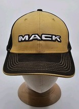 Mack Trucks Black Tan Hat Cap Officially Licensed Mack - $19.79
