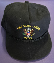 Vintage Public Safety Service USTVA  Cap / Hat - Black  Adjustable C. W.... - $9.50