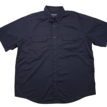 5.11 Tactical Taclite Pro Short Sleeve Shirt Mens Black Ripstop Vented B... - $25.76