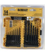 DeWalt - DWA1184 - 14-Pack Black Oxide Twist Drill Bit Set - £23.55 GBP