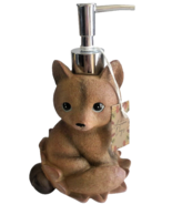 Thanksgiving Fall Holiday Fox Resin Hand Bath Kitchen Soap Pump Lotion D... - £33.11 GBP