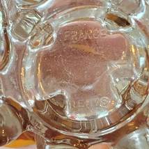Vintage Glass Candle Holders, set of 2, Reims France Glass, MCM Candleholder image 4
