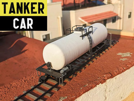 1:64 Scale Railway Tanker Car Train Unassembled Model Kit for RC train set - £44.02 GBP