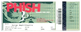 Etui Phish Pour Untorn Concert Ticket Stub Juillet 13 2003 Gorge Amph. de - $44.54