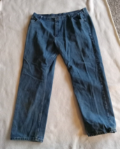 Wrangler 13MWZPW Cowboy Cut Western Blue Jeans Men&#39;s Size 42 x 32 - £11.76 GBP