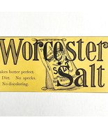 Worcester Salt Nash Whiton NY 1894 Advertisement Victorian Spices 5 ADBN1m - €17,15 EUR