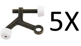 5X Stanley 57-1035 (DP57-1035) Hinge Pin Doorstops In Antique Brass - $4.57