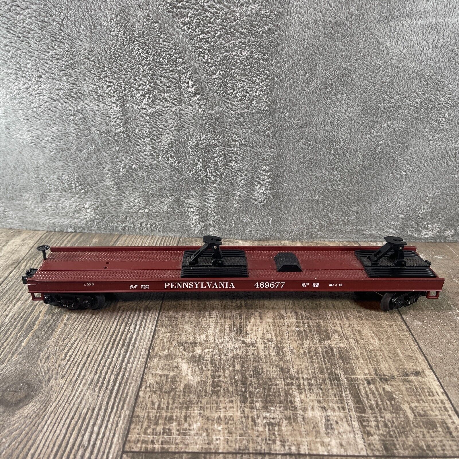 Primary image for MTH Pennsyylvania 469677 Flat car Only  O scale