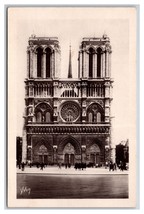 RPPC Gotico Cathedral Notre Dame De Parigi Francia DB Cartolina W21 - $6.09