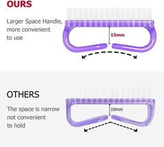 Nail Brushes Hand Fingernail Brush Cleaner Scrubbing Kit Pedicure 4 Pack - $10.67