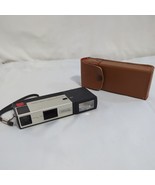 CONTINENTAL ELECTROFLASH 555-S CAMERA USES 110 FILM VINTAGE w/ LEATHER CASE - £7.65 GBP