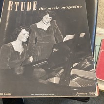 Lot of 8 &quot;The Etude Music Magazine&quot; 1949 - £12.56 GBP