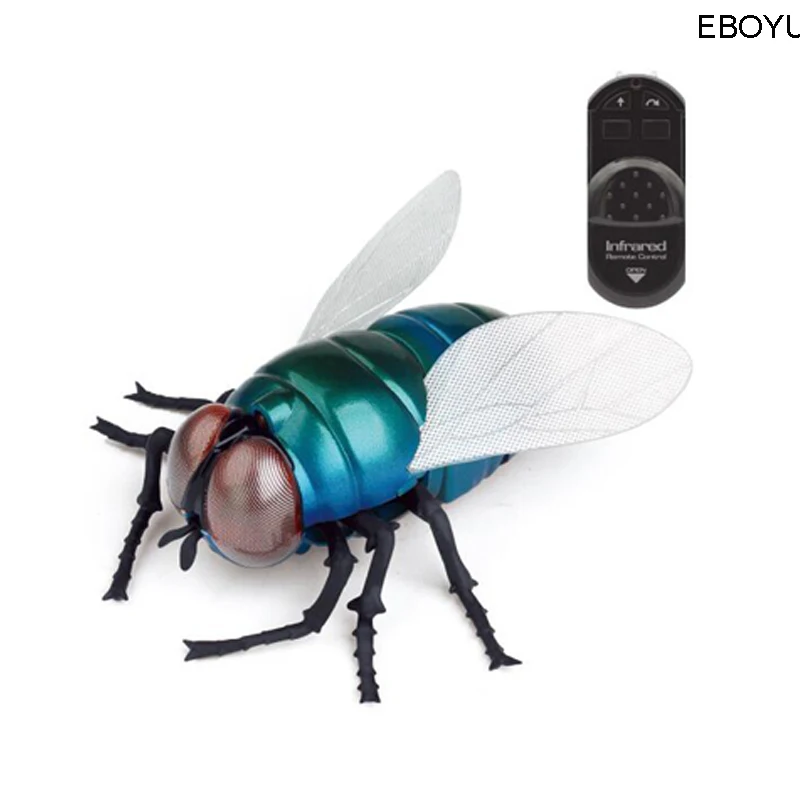 EBOYU Infrared RC Fly Bee Kids Infrared Ray Remote Control Flies Realistic Fake - £16.58 GBP