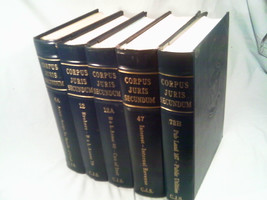 (Pick From Lot) Corpus Juris Secundum Vol 12-25 1970&#39;s W 1978 Pocket Parts [C1] - £40.66 GBP