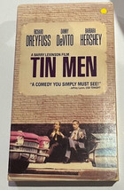 VHS Tape Tin Men Richard Dreyfuss Danny DeVito Barbara Hershey - £5.45 GBP