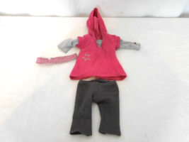 American Girl Doll Star Pink Hoodie 2008 Just Like You Meet Outfit RETIRED - £9.36 GBP