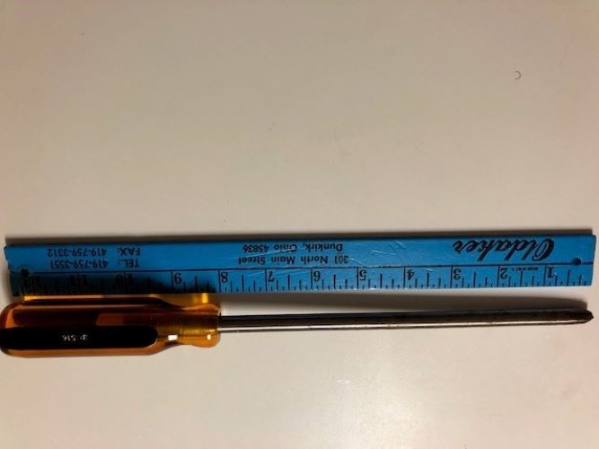 hx104 Hunter tools 30516 large philips head orange handle #4 screwdriver  - $9.77