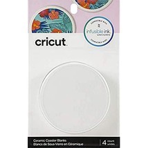 Cricut Coaster Blanks, Ceramic Infusible Ink, White - £15.72 GBP