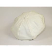 Mens Fashion Classic Flannel Wool Apple Cap Hat by Bruno Capelo ME910 Ivory image 4