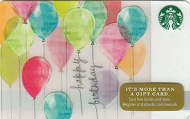 Starbucks 2014 Happy Birthday Collectible Gift Card New No Value - $1.99