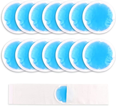 Small Ice Packs for Injuries Reusable, 14 Pack Gel Cold Packs round Hot Cold Com - £20.35 GBP
