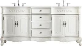 Bathroom Vanity Sink Traditional Antique Double White Bronze - £3,308.53 GBP