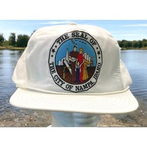 City of Nampa Idaho Hat White Cap City Seal Family Church College - $14.95