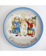 Vtg Schmidt Christmas 1978 Heavenly Trio By Berta Hummel Decorative Plat... - $313.09 MXN